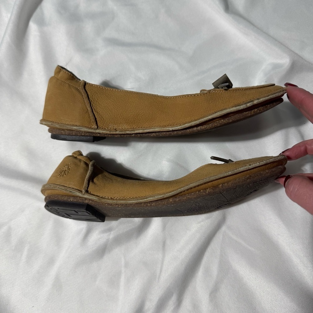 Fly London Flats Light Brown Size 37 (6.5) Leather - Picture 2 of 10